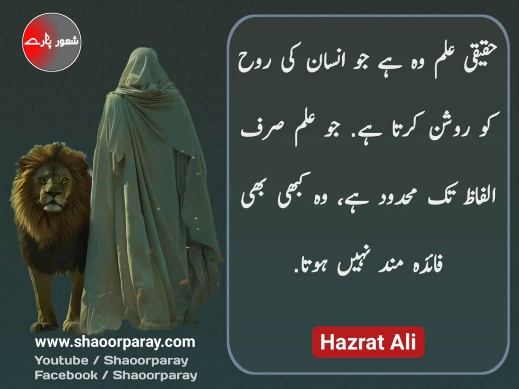 Hazrat Ali Quotes In Urdu